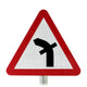 Crossroad Through A Bend Post Mounted Sign - 512.3 R2/RA2 (Face Only)