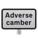 'Adverse camber' Supplementary Plate - Post Mount Diagram 513.1 R2/RA2