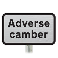 'Adverse camber' Supplementary Plate - Post Mount Diagram 513.1 R2/RA2