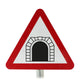 Tunnel Ahead Post Mounted Sign - Dia 529.1 R2/RA2 (Face Only)