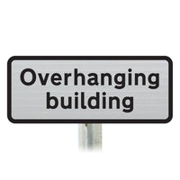 'Overhanging building' Supplementary Plate - Post Mount Diagram 530.1 R2/RA2