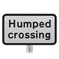 'Humped crossing' Supplementary Plate - Post Mount Diagram 547.8 R2/RA2