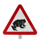 Migratory Toad Crossing Post Mounted Sign- Dia 551.1 R2/RA2 (Face Only)