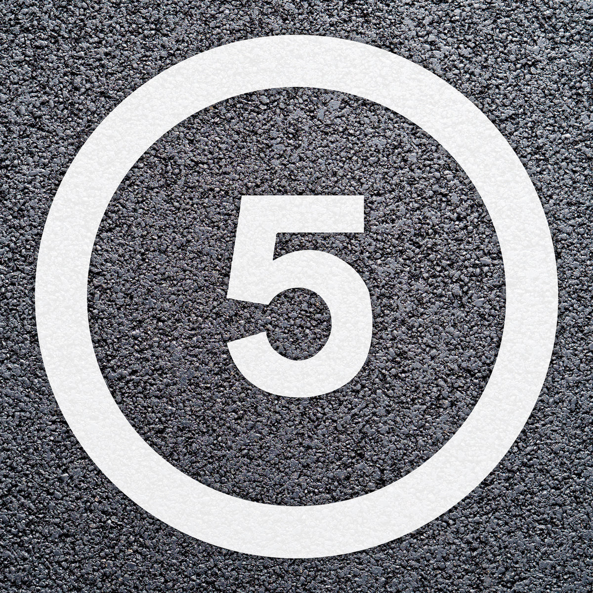5mb Speed Sign Thermoplastic 5mph Speed Marking - Monochromatic – Start Safety UK