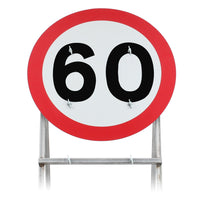 60mph | Quick Fit Sign Face Dia. 670 (face only) | 750mm