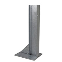 Bolt Down 610mm RSJ Armco Barrier Post Galvanised Steel