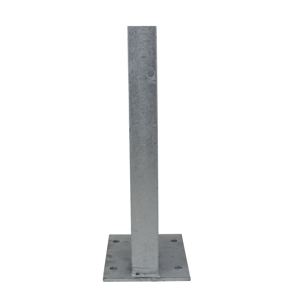 Bolt Down 610mm RSJ Armco Barrier Post Galvanised Steel