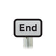 'End' Supplementary Plate - Post Mount Dia 645 R2/RA2