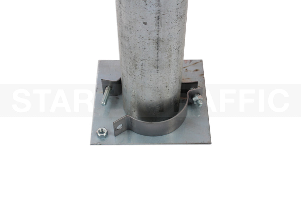 89mm Posts Galvanised 3.5" Sign Posts | 4 Metre - S275 Grade Steel
