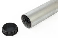 Round Internal End Cap for Sign Posts - Post Cap - Black