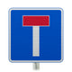 No Through Road For Vehicular Traffic Sign Post Mounted  - Diagram 816 R2/RA2 (Face Only)