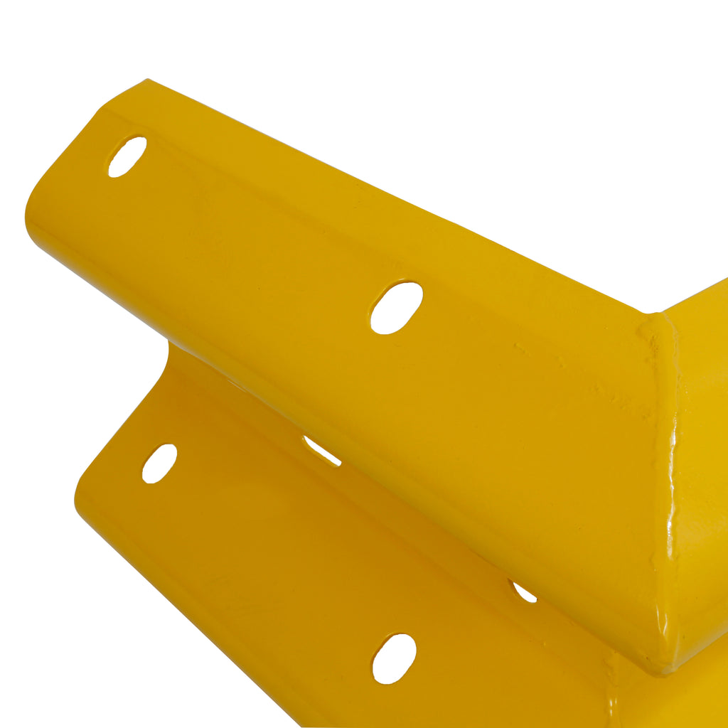 90° Yellow Rigid External Armco Barrier Corner Galvanised Steel