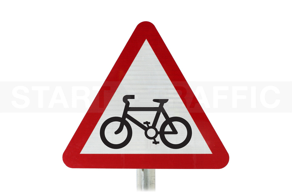 Cycle Route Sign Post Mounted - Diagram 950 R2/RA2 (Face Only)