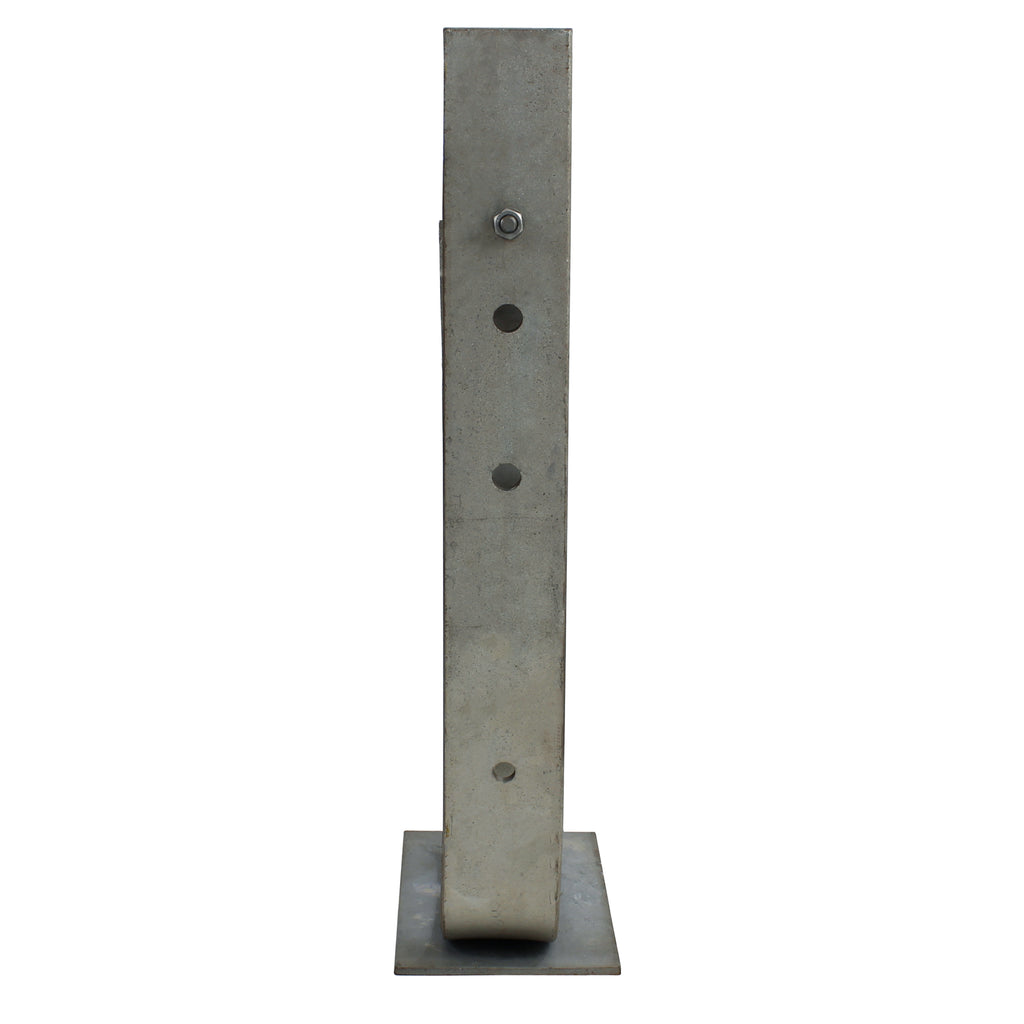 Bolt Down 610mm G Spring Armco Barrier Post Galvanised Steel