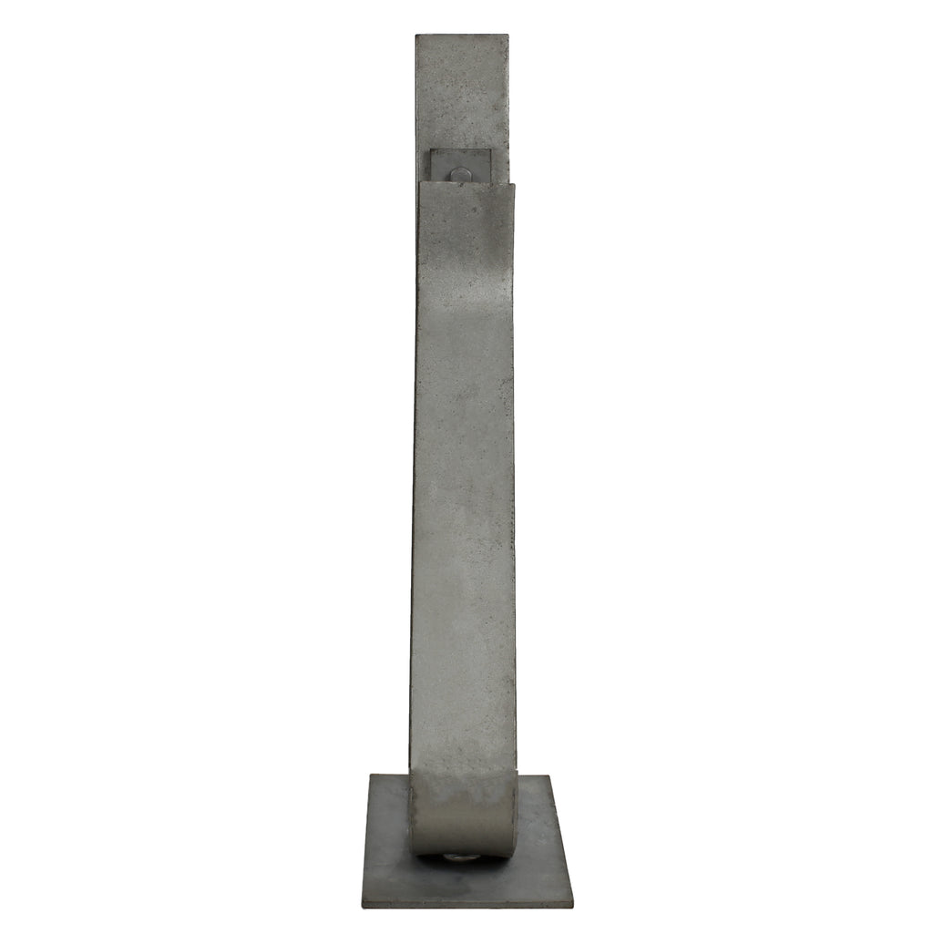 Bolt Down 610mm G Spring Armco Barrier Post Galvanised Steel