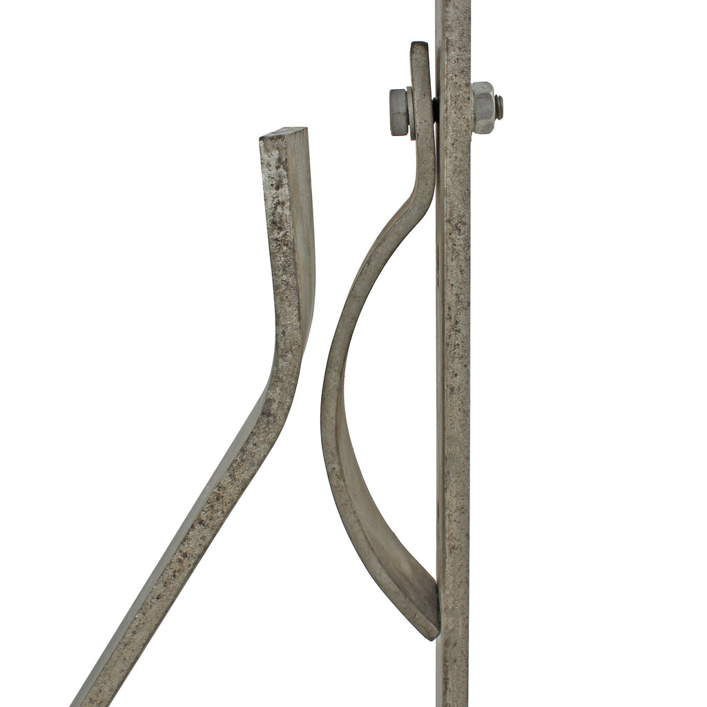 Bolt Down 610mm G Spring Armco Barrier Post Galvanised Steel