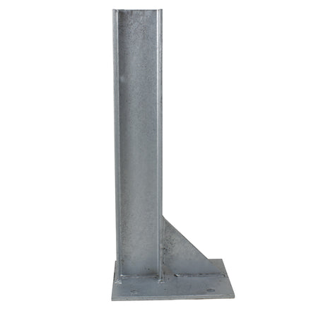 Bolt Down 760mm RSJ Armco Barrier Post Galvanised Steel