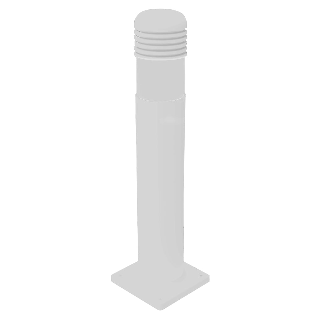 Munro Bollard ST-CITY Series - Multiple Options (Surface Mounted (Bolt Down) / White / None)