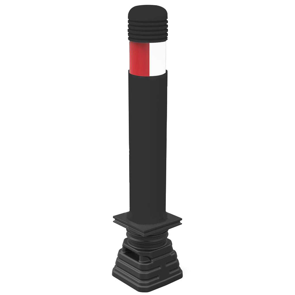 Munro Bollard ST-CITY Series - Multiple Options (LockSafe / Black / Red & White Split)