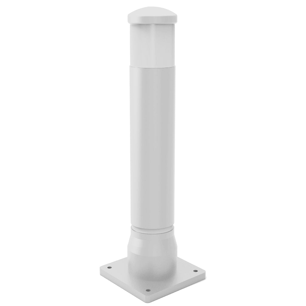 Orion Bollard ST-CITY Series - Multiple Options (Surface Mounted (Bolt Down) / White / None)