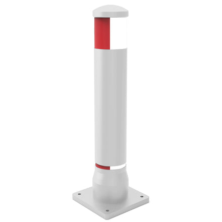 Orion Bollard ST-CITY Series - Multiple Options (Surface Mounted (Bolt Down) / White / Red & White Split)