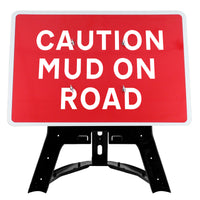 Caution Mud On Road Sign QuickFit EnduraSign | 1050x750mm