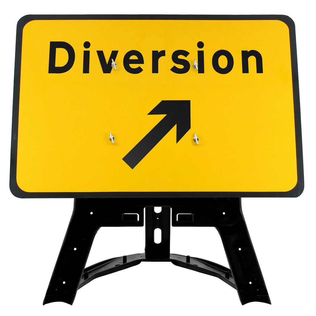 Diversion Up Right Arrow Sign QuickFit EnduraSign Dia 2702| 1050x750mm