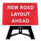 New Road Layout Ahead Sign QuickFit EnduraSign Dia 7014| 1050x750mm