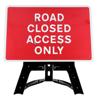 Road Closed Access Only Sign QuickFit EnduraSign | 1050x750mm