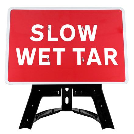 Slow Wet Tar Sign QuickFit EnduraSign 7010.1 | 1050x750mm