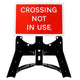 Crossing Not In Use Sign QuickFit EnduraSign Dia. 7016 | 600x450mm