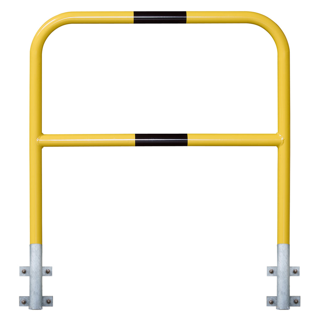 Traffic Line Steel Hoop Guard Warehouse Barrier (Wall Mounted (Removable) / Powder Coated / 1000mm)