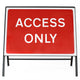 Access Only Sign - Zintec Metal Sign Face | 1050x750mm