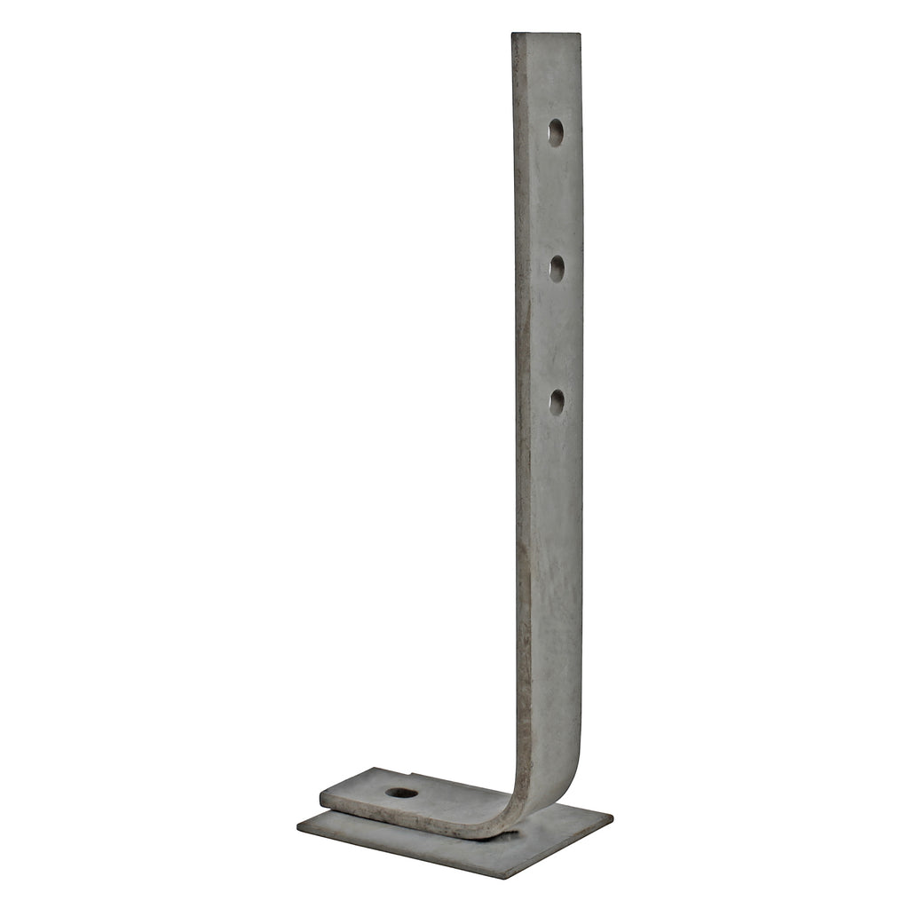 Bolt Down 610mm L Spring Armco Barrier Post Galvanised Steel