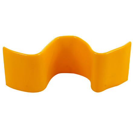 Yellow Soft Plastic Short Armco Barrier End Cap