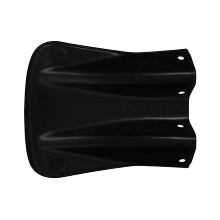 Black Plastic Fishtail Armco Barrier End Cap Inc Reflectors