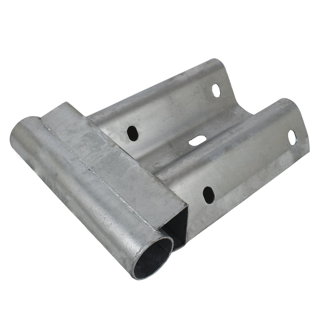 Pedestrian Friendly Scroll Armco Barrier End Cap Galvanised Steel