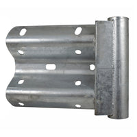 Pedestrian Friendly Scroll Armco Barrier End Cap Galvanised Steel