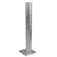 Bolt Down 760mm Z Section Armco Barrier Post Galvanised Steel