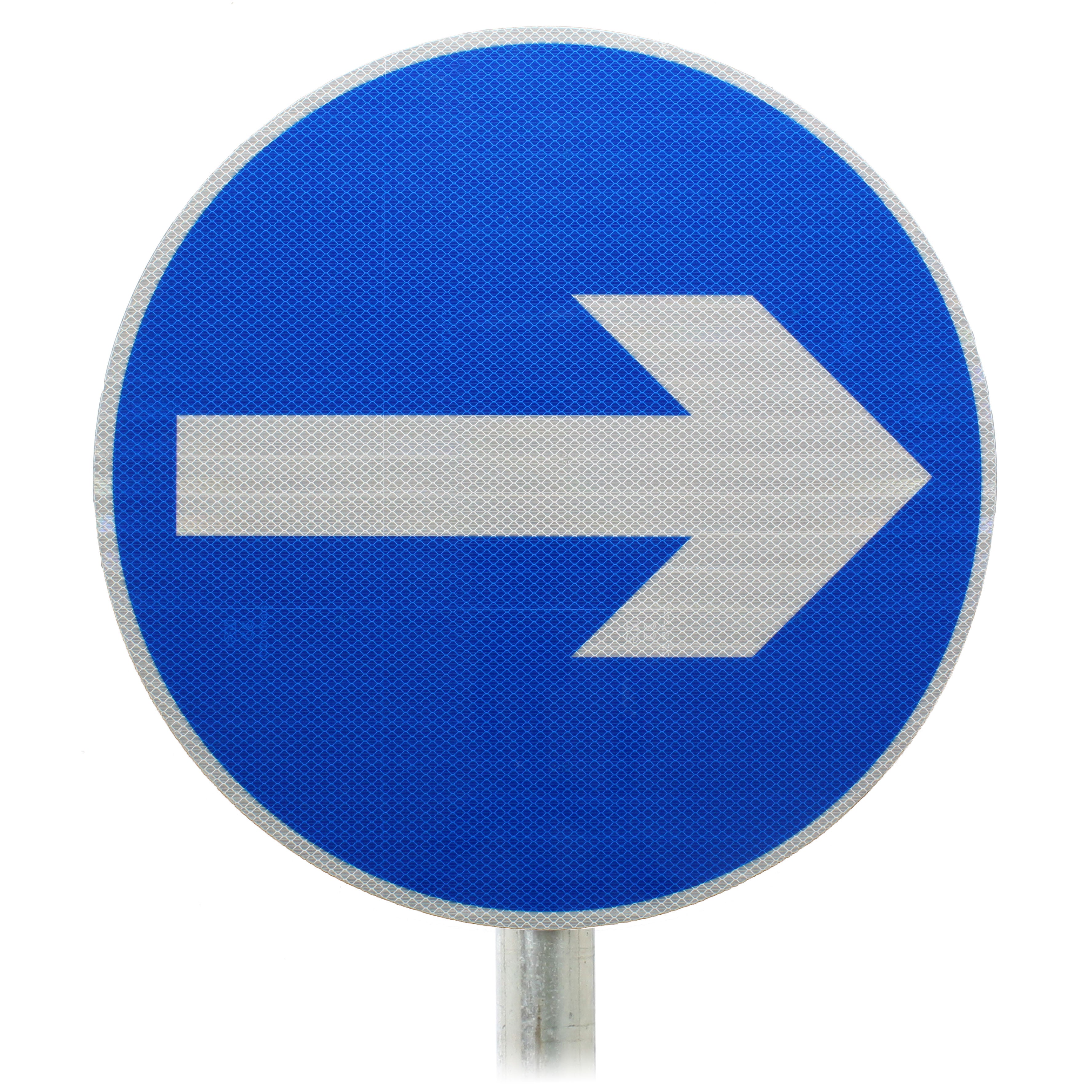 Post Mounted Diagram 606 Sign Reversible – Start Safety UK