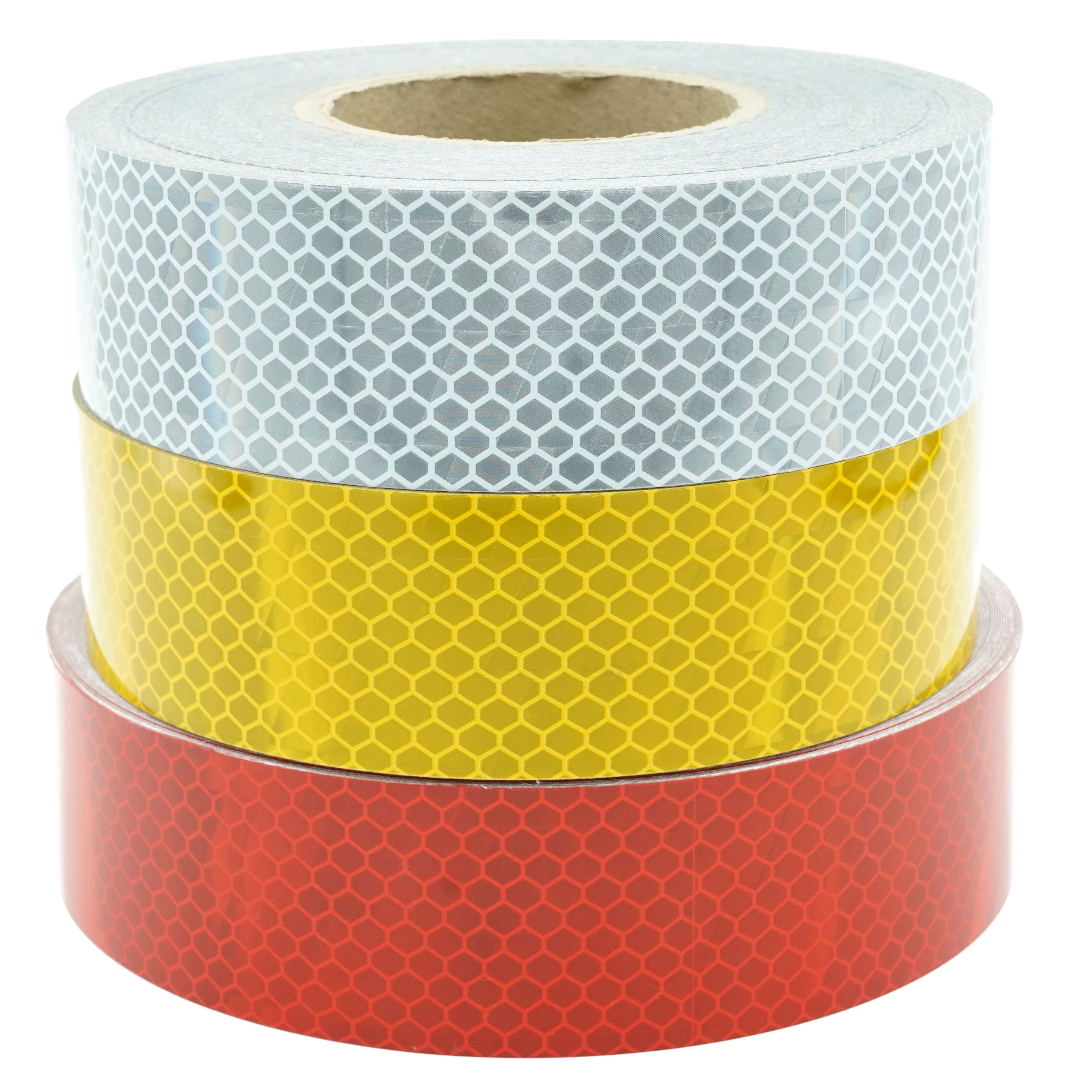 AURA 191T Reflective Tape For Barriers & Posts- 50mm x 50m – Start ...