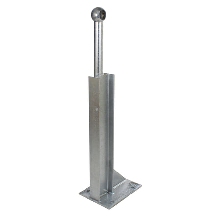 Bolt Down 760mm Handrail Mount RSJ Armco Barrier Post Galvanised Steel