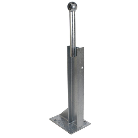 Bolt Down 760mm Handrail Mount RSJ Armco Barrier Post Galvanised Steel