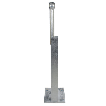 Bolt Down 760mm Handrail Mount RSJ Armco Barrier Post Galvanised Steel