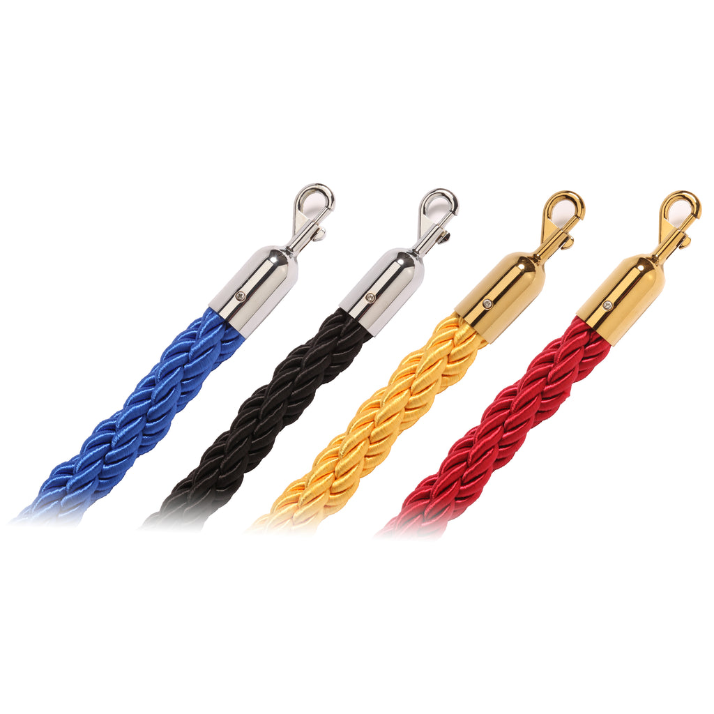 Braided Rope Barriers Available In Multiple Colours & Lengths