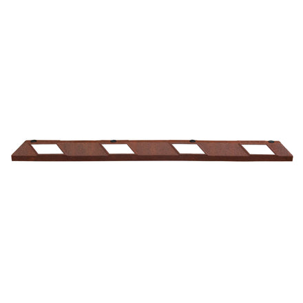 Park-aid 1200mm Rubber Wheel Stop With Fixings