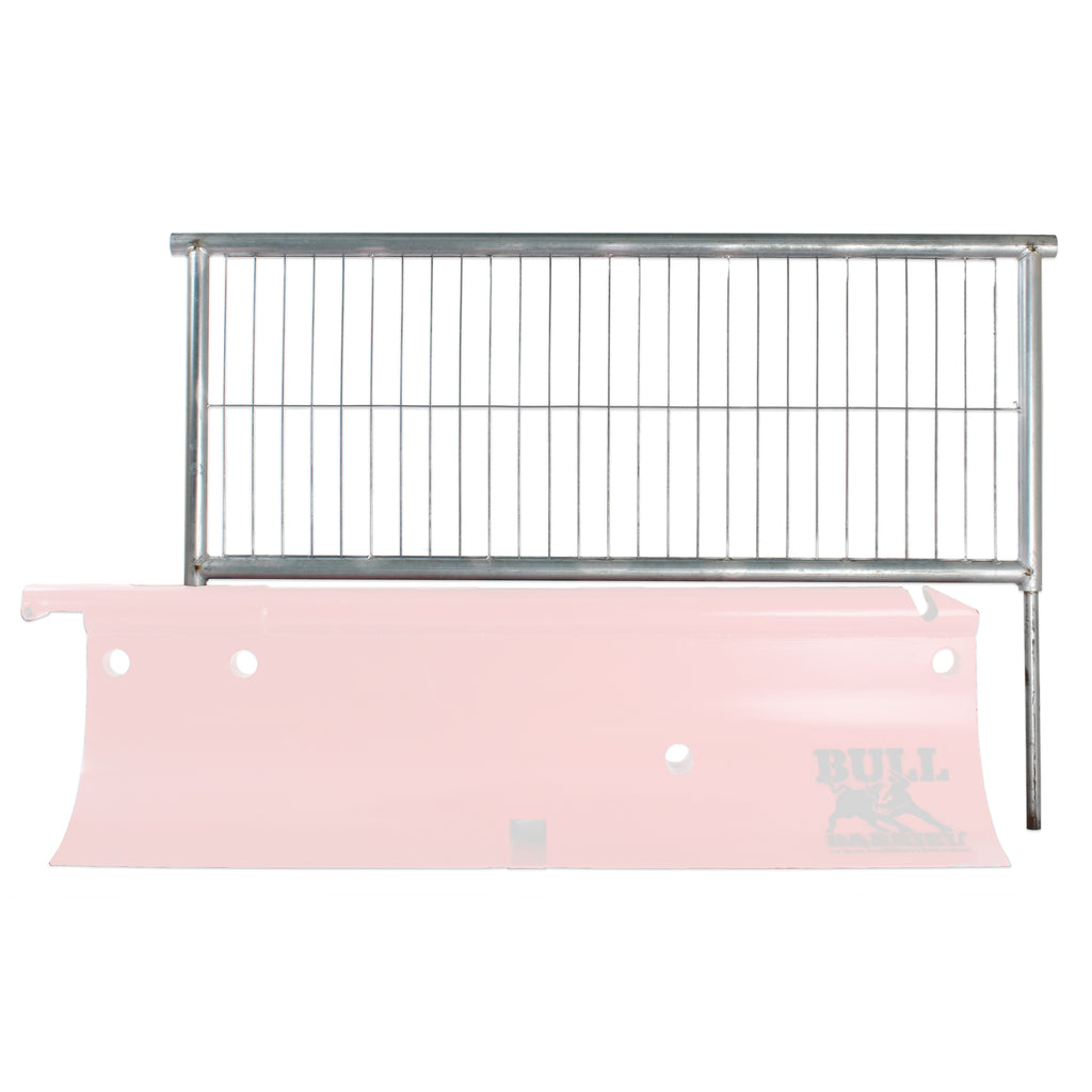 Pedestrian Mesh Top Bull Barrier - Crash Tested Road Barrier