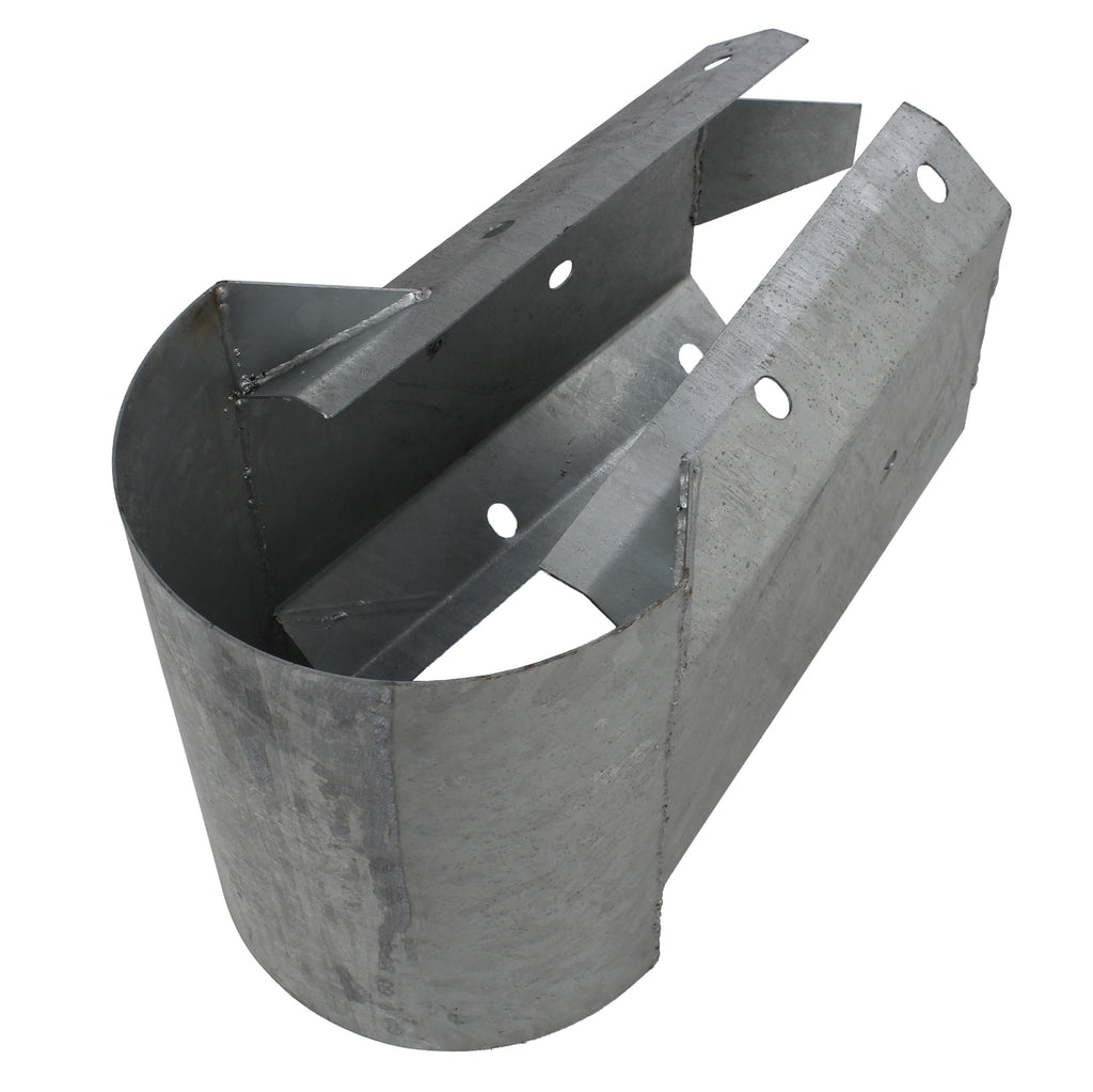 Bullnose Return Armco Barrier End Cap Galvanised Steel