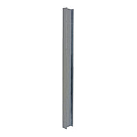 Cast In 1800mm Double Run RSJ  Armco Barrier Post Galvanised Steel