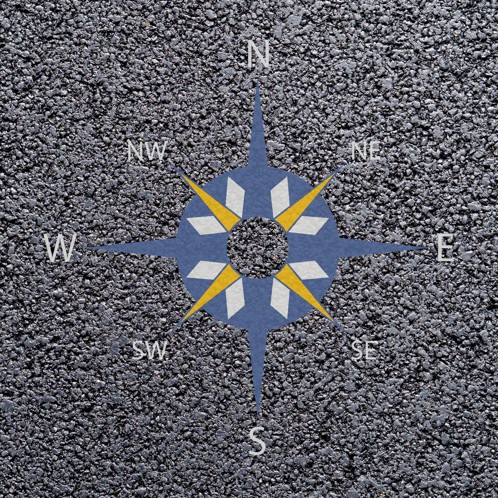 Compass Playground Marking With Rounded Core